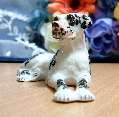 フランス【KLIMA社】直輸入磁器製フィギアダニッシュポインター K163-B(犬置物 犬雑貨 犬グッズ フィギュア 人形 置物 小物 インテリア 陶磁器 プレゼント ギフト 贈り物 誕生日 フランス製 通販 楽天) 卒業式 プレゼント ギフト お返し ルシアン