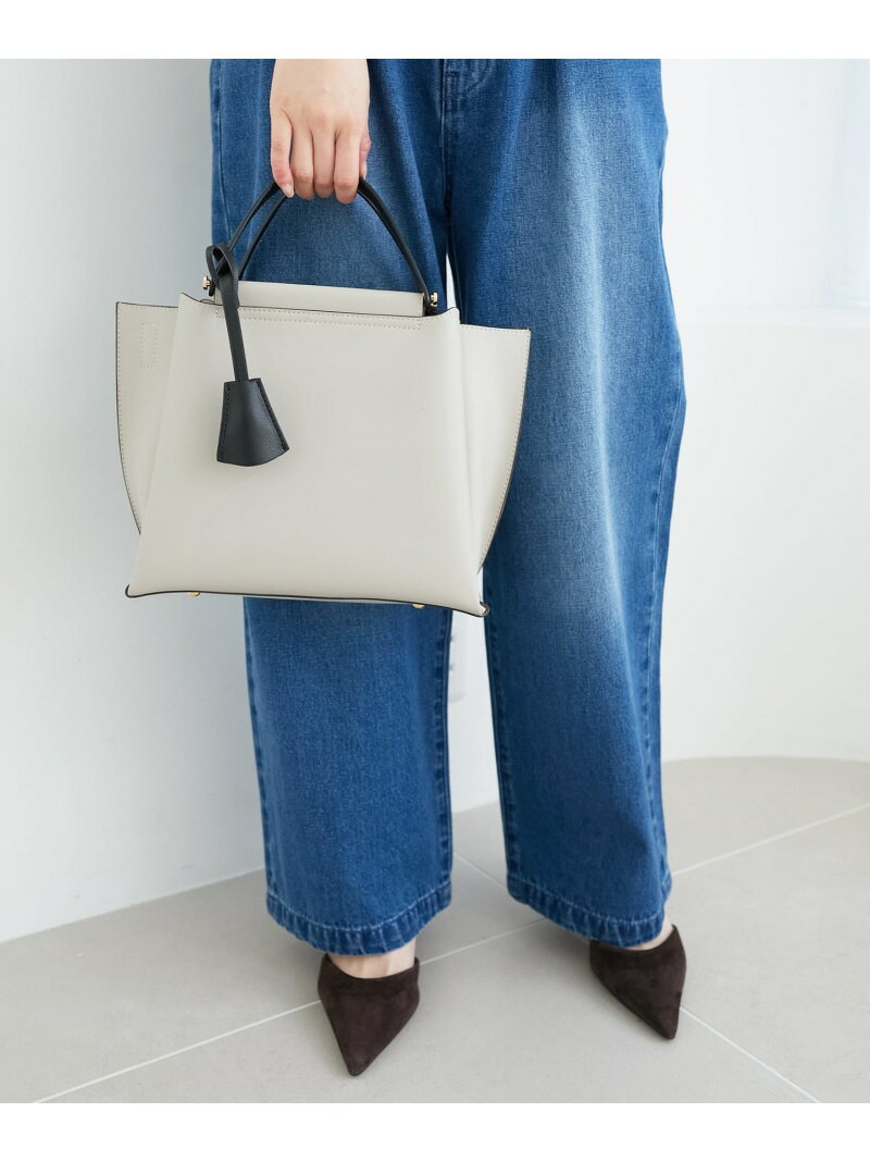 チャーム付2wayショルダーバッグ le.coeur blanc ルクールブラン バッグ ショルダーバッグ ホワイト グレー ブラック【送料無料】[Rakuten Fashion]