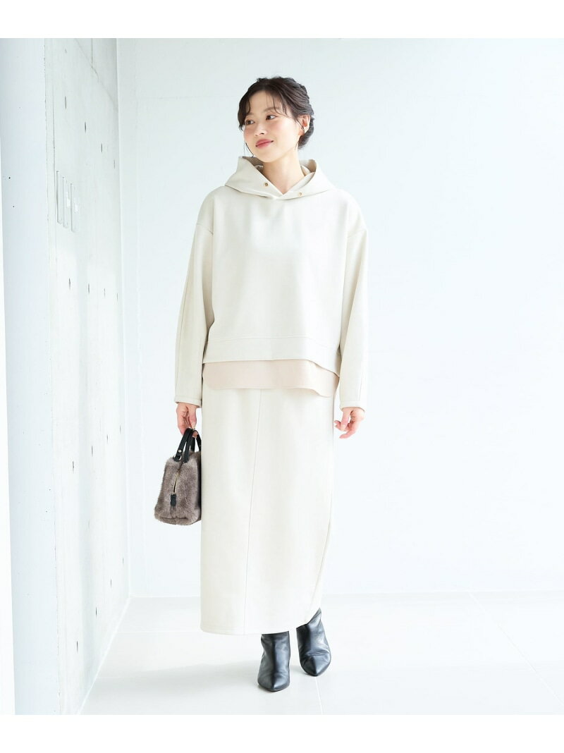 レイヤードライクパーカー×スカートセット le.coeur blanc ルクールブラン ワンピース・ドレス その他..