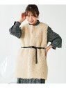 【SALE/20%OFF】TORRAZZO DONNAエコムートン×ボア2wayベスト le.coeur blanc ルクールブラン ジャケット・アウター その...