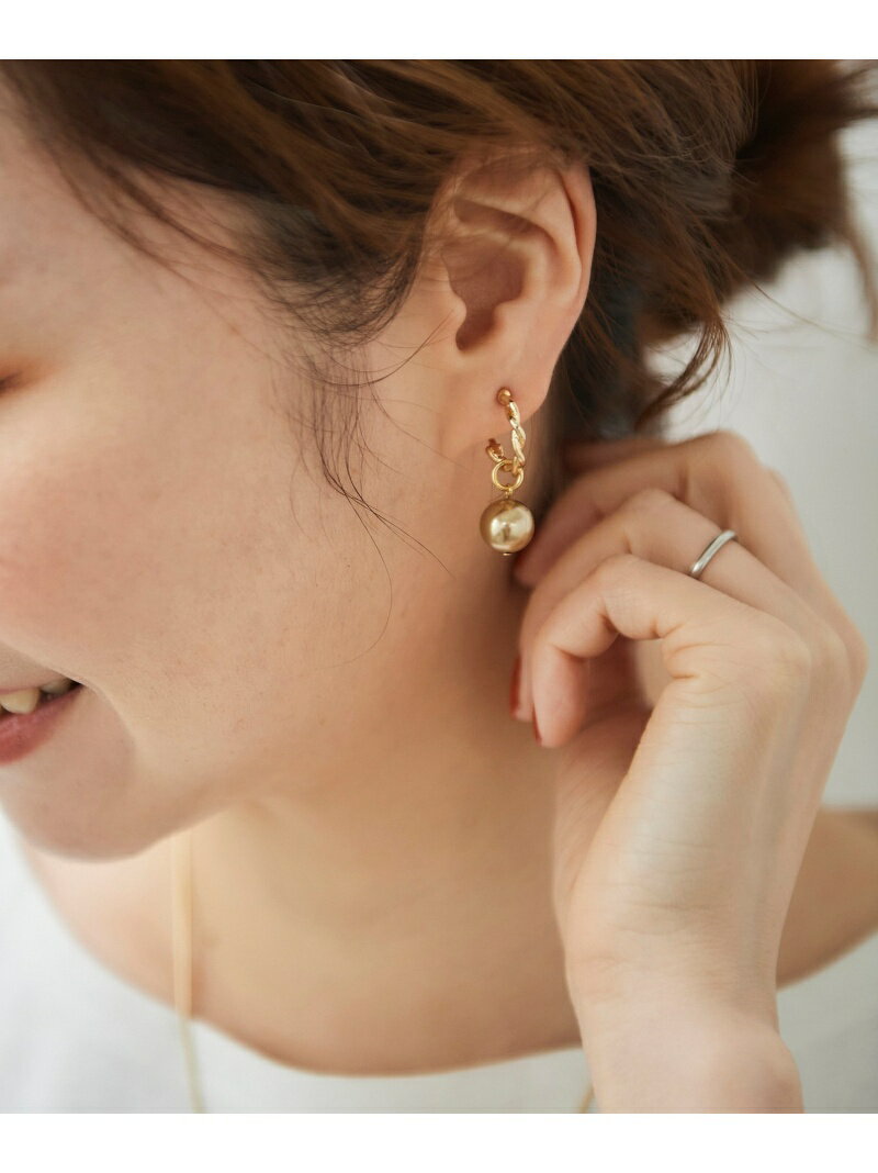 【SALE／30%OFF】カラーパールイヤリング le.coeur blanc ルクールブラン アクセサリー・腕時計 イヤリング・イヤーカフ ゴールド【RBA_E】[Rakuten Fashion]