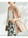 【SALE/40%OFF】《手洗い可能》シアーミドル丈カーディガン le.coeur blanc ルクールブラン トップス カーディガン ブラウン ベージュ グ...