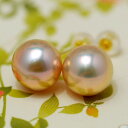 ルコリエ ピアス K18YG 特級 10mm 淡水真珠 ピアス/イヤリング　メタリックな輝きの極上大珠真珠は人目を引く存在感！
