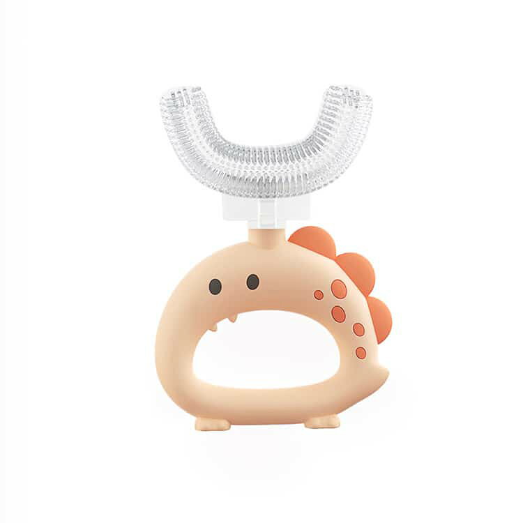 le colzaの3個入り こども 子供用 U字歯ブラシ 子供 子ども キッズ U型歯ブラシ 360度歯ブラシ 歯ブラシ 3個入り 子供用歯ブラシ U型 マウスピース型 ハブラシ 口臭防止 歯周病予防 美歯ケア 携帯用 口腔ケア 歯ブラシ 虫歯予防 軽量 小学生 2-6歳 6-12歳｜アングル2