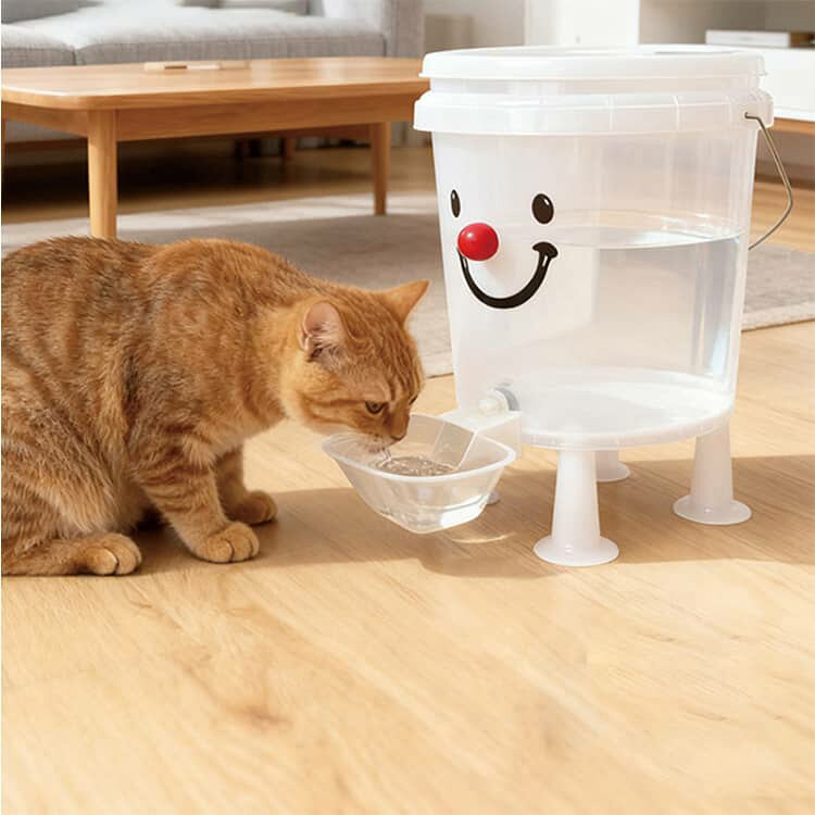 5L ペット自動給水器 10L 屋内・屋外兼用 電気不要 ペット自動給水器 猫用 犬用 耐...