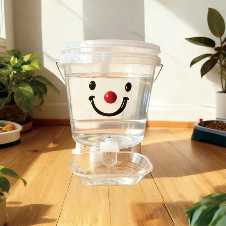 5L ペット自動給水器 10L 屋内・屋外兼用 電気不要 ペット自動給水器 猫用 犬用 耐...
