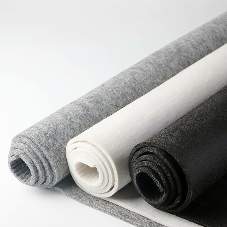 le colzaの書道用 書道下敷 書道 書道下敷き 5mm厚 毛筆 水墨画 筆記 習字 フェルトマット フェルトマット グレー ホワイト ブラック 書道マット 画仙紙用マット 書画練習用 デスクマット 滑り止め 書道道具｜アングル3