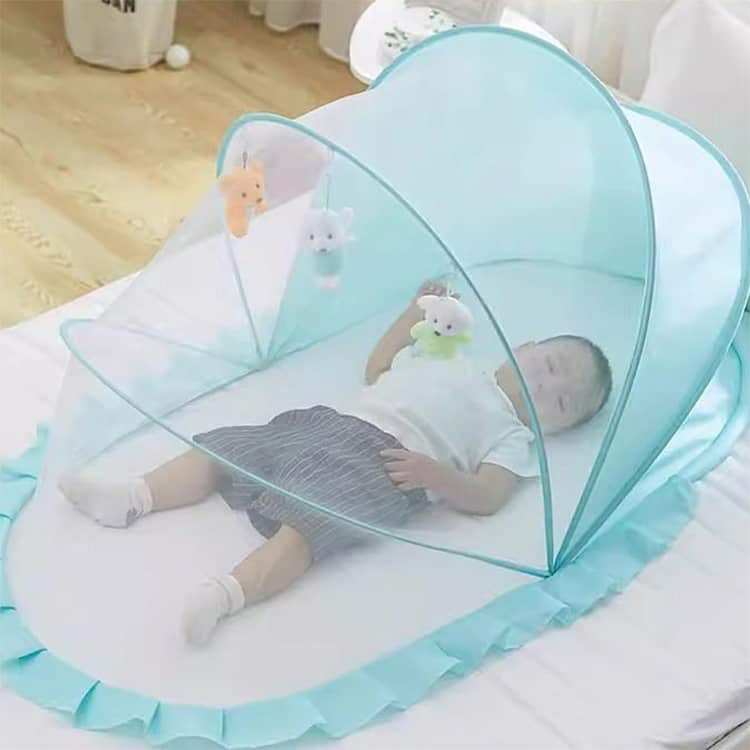 le colzaの蚊よけ ベビーベッド用 ベビー蚊帳 ワンタッチ モスキートネット 新生児 ベビーベッド用 底なしタイプ 赤ちゃん ベビー ベッド 折りたたみ式 防虫ネット 蚊帳 風除け 持ち運び便利 折りたたみ 出産祝い｜アングル2