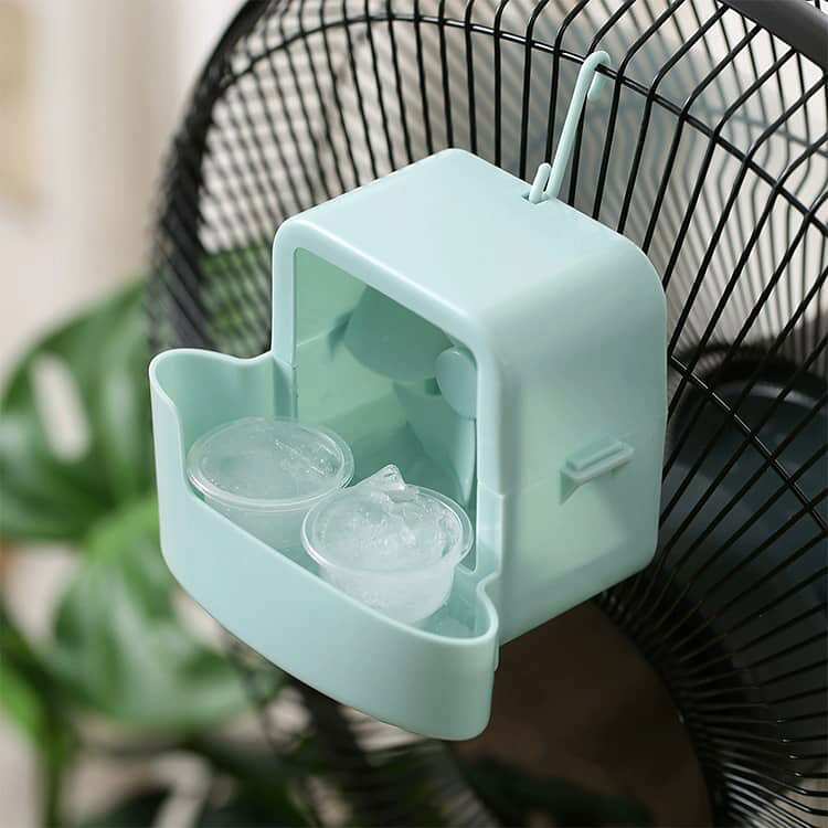 氷入れ リビング扇風機用 クール 静音 クーラーボックス 氷 アイスイン 【2個セット】扇風機用 後付け 冷感 水 引っ掛けるだけ 冷風アタッチメント 省エネ 冷風 エコ 扇風機用 涼しい 【2個セット】扇風機用 省エネ 熱中症対策 lecolza-10005051 le colza サンプル画像2