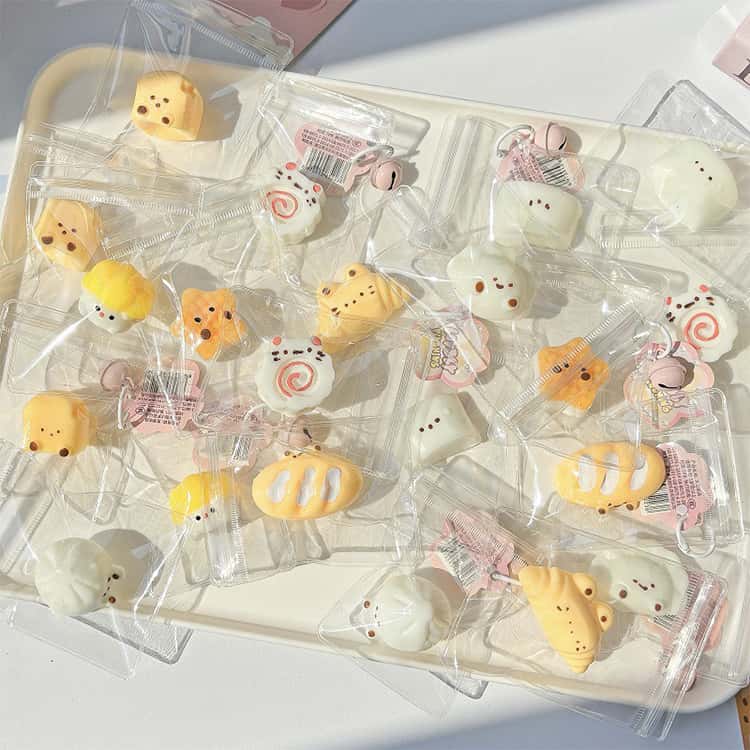10点セット もちもちおもちゃ スクイーズケーキおもちゃ パンスクイーズ めろジョイ 10点セット 伸縮性のあるスティッキーボールおもちゃ スクイーズ 弾力性 オフィス 学生用 手触りが柔らかく 食べ物スクイーズ ハンドリラックス ストレス解消 lecolza-10001197 le colza サンプル画像2