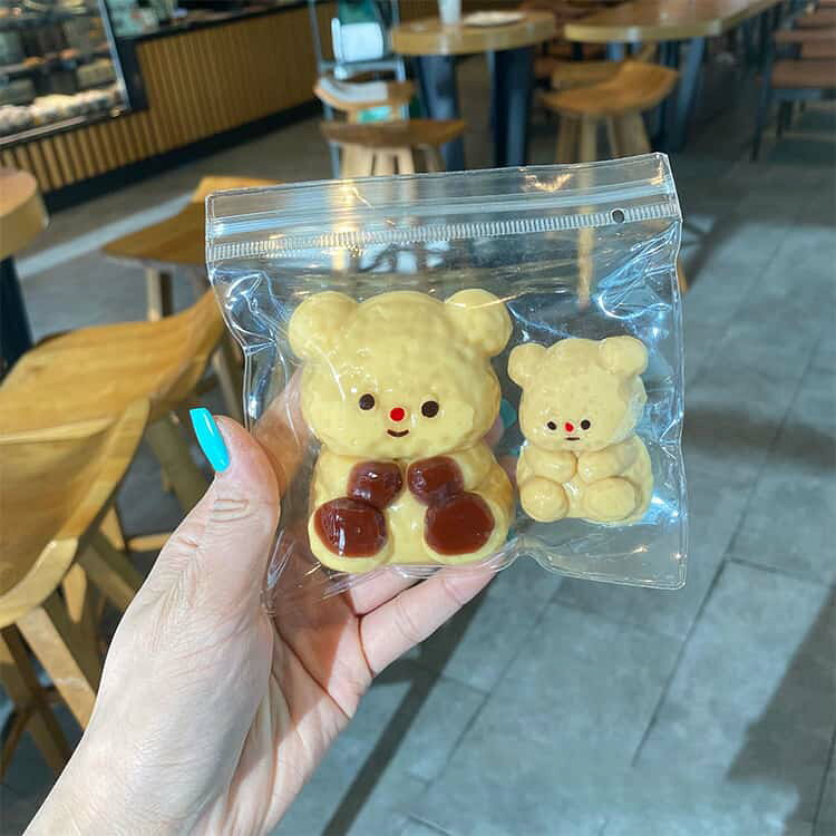 熊 可愛い シール セット 2セット/大小セット 2セット/大小セット スクイーズ 水感スクイーズ 犬 ケーキ パン おもちゃ 水感スクイーズ スクイーズ 女の子 玩具 ぷにぷにおもちゃ ストレス解消グッズ 癒しグッズ 暇つぶし 低反発 柔らかい 面白い lecolza-10001996 le colza サンプル画像2