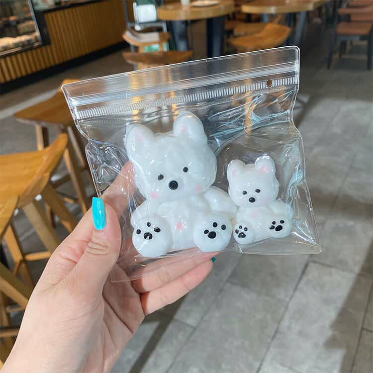 熊 可愛い シール セット 2セット/大小セット 2セット/大小セット スクイーズ 水感スクイーズ 犬 ケーキ パン おもちゃ 水感スクイーズ スクイーズ 女の子 玩具 ぷにぷにおもちゃ ストレス解消グッズ 癒しグッズ 暇つぶし 低反発 柔らかい 面白い lecolza-10001996 le colza サンプル画像3