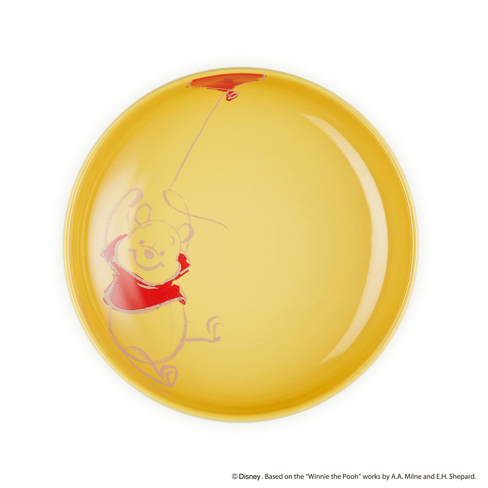 ル・クルーゼ 公式 ｜ くまのプーさん/レジェ・ラウンド・ディッシュ 20cm 食器 皿 ディズニー 耐熱 オーブン対応 おしゃれ かわいい プレゼント ギフト 贈り物 結婚祝い 父の日