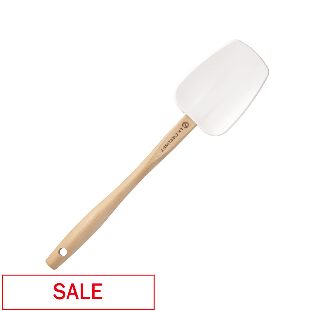 【SALE】グルメ・スパチュラ BH (L・スプーン型) ホワイト ル・クルーゼ ルクルーゼ LE CREUSET ギフト 調理・製菓道具 調理小道具・下ごしらえ用品 へら シリコン製 スパチュラ（ヘラ）