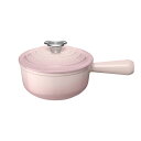 ソースパン 16cm ベアーツマミ シェルピンク ル・クルーゼ ルクルーゼ ル クルーゼ るくるーぜ LE CREUSET ベビー 出産祝い ギフト 送料無料 ホーロー 鍋 ソースパン お食い初め