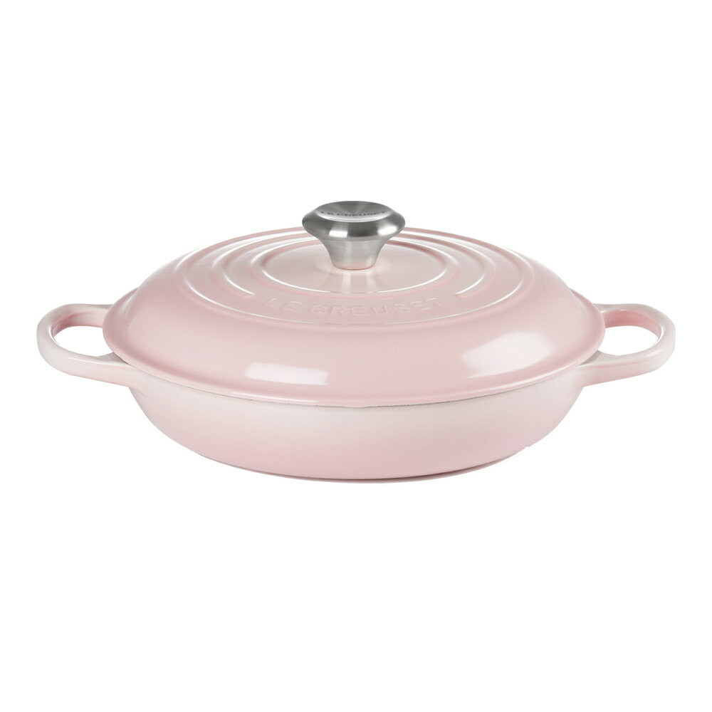 シグニチャー ビュッフェ・キャセロール 26cm シェルピンク ル・クルーゼ ルクルーゼ ル クルーゼ るくるーぜ LE CREUSET ギフト 送料無料 ホーロー 鍋 両手鍋 フライパン キャセロール