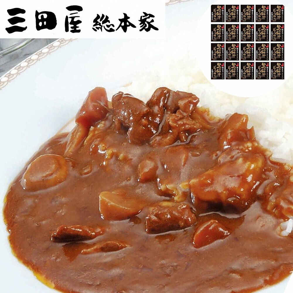 三田屋総本家　味極まる黒毛和牛のビーフカレーDX(20食)