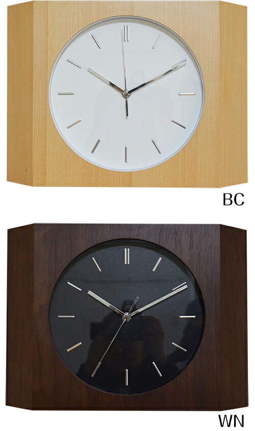 【数量限定】時計 壁掛け 木製 おしゃれ 北欧 シンプル 音がしない 木 木目 スイープムーブ Etna CCL-5405