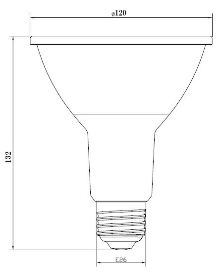 LED スポットライト 電球 E26 ハロゲン 120W 相当 30度 防水 高演色 虫対策 電球色 1100lm LSB6126AV ビームテック