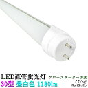 LED蛍光灯 30w型 電球色 11w G13 グロースターター方式 LEDライト 安いだけの蛍光灯とは品質が違う