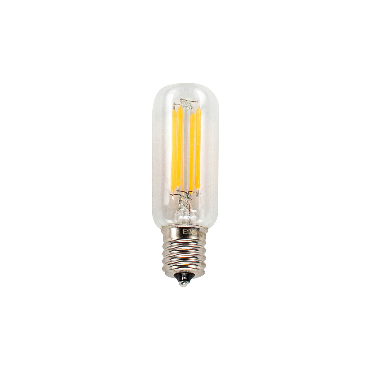 再入荷! フィラメント電球 T型 30w相当 調光対応 LED 4w 2700K 電球色 E17口金 ミニクリプトン電球代替 エジソン電球 ナツメ球 暖色 裸電球 レトロ 昭和 廊下 階段 玄関 360度発光 ブラケットライト 取付簡単 ダウンライトの横刺し 斜め刺し [2]