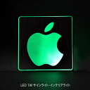 LED 1W サインライト りんご 片面 避難口 防災照明 壁直付型 通路誘導灯 本体のみ インテリアライト WALL LIGHT お店 バー クラブ ホテル ...