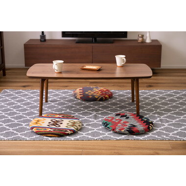 ビーズクッション キリムシートクッションC 座布団 ビーズクッション かわいい 北欧柄 椅子用クッション [3]