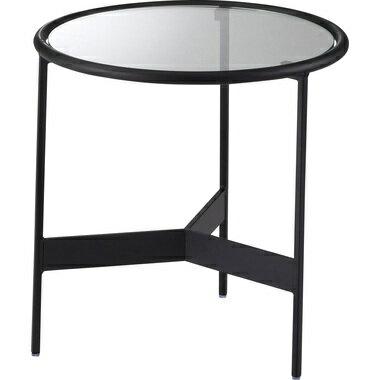 サイドテーブル ガラステーブル ラウンドテーブル 丸 ガラス アイアン 室内 おしゃれ シンプル 異素材