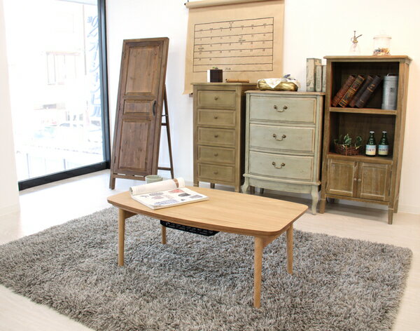 折脚コタツ テーブルのみ 炬燵 コタツ テーブル センターテーブル ヴィンテージ 西海岸 北欧 おしゃれ レトロ ナチュラル [3]