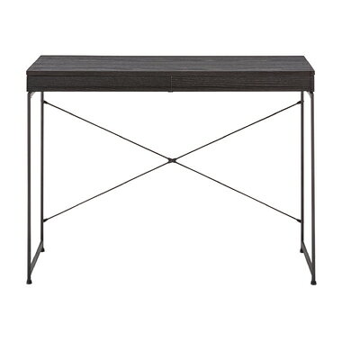 デスク シンプルデスク 勉強机 PCデスク パソコンデスク 学習机 リモートワーク 仕事 ビジネスデスク ブラック [2]