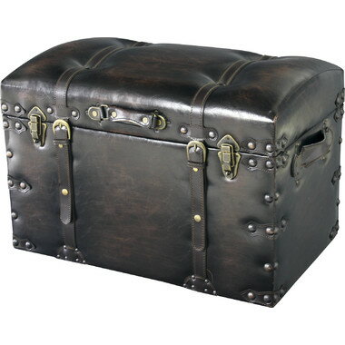 トランクセット 大小二個セット 収納 イス オットマン 合皮 インテリア ショップ 店舗 デザイン