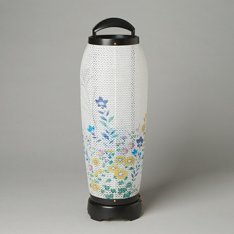 Bon Paper Lanterns - 盆提灯 初盆 新盆 新盆飾り 回転行灯 盆ちょうちん　置き提灯 岐阜提灯 回転 あかつき 1号 組立不要 完成品 配線コード 創作提灯 霊前灯 お盆準備 初盆 お供え 御供 お盆提灯 御盆提灯 ぎふちょうちん おぼんちょうちん おしゃれ EM-2741