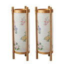 盆提灯 筒型 初盆 新盆 新盆飾り 盆ちょうちん モダン 岐阜提灯 回転みやび23号 配線コード 中間スイッチ付 組立不要 完成品 一対 お盆準備 初盆 お供え 御供 お盆提灯 御盆提灯 ぎふちょうちん おぼんちょうちん おしゃれ EM-6643-Ax2
