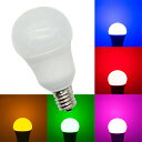 カラー電球 ミニクリプトンカラーLED電球 LEDライト E17 ブルー レッド ピンク グリーン イエロー 青 赤 桃 緑 黄色 4W 広配光角230°調光 E17口金 LEDランプ バー ラウンジ イベント 店舗 飲食店 おしゃれ 間接照明 雰囲気照明