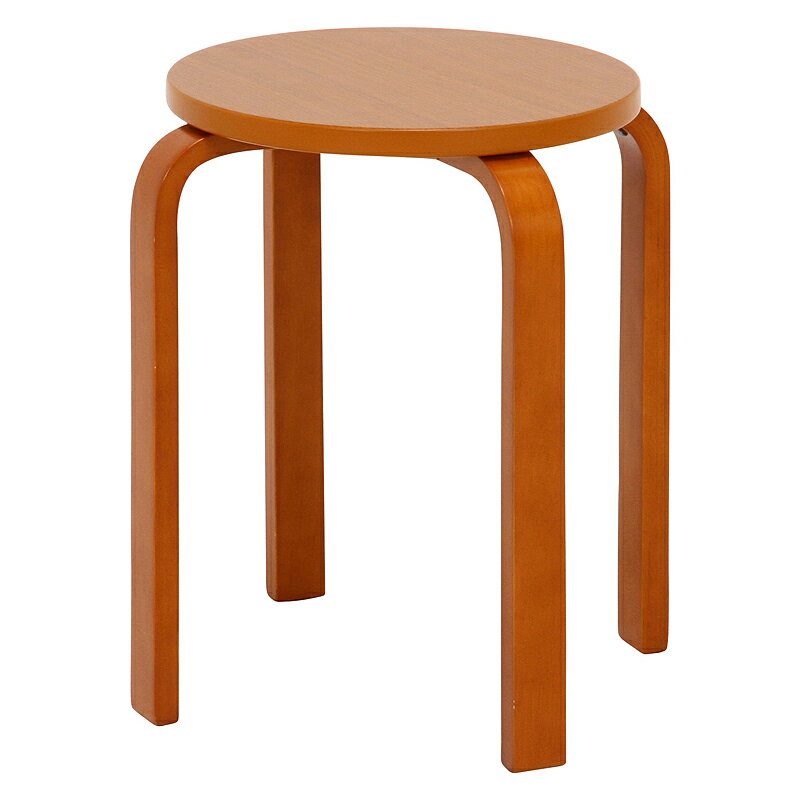 樂天商城 - 木製曲脚イス 21/S6 BR【×6セット】【12837】