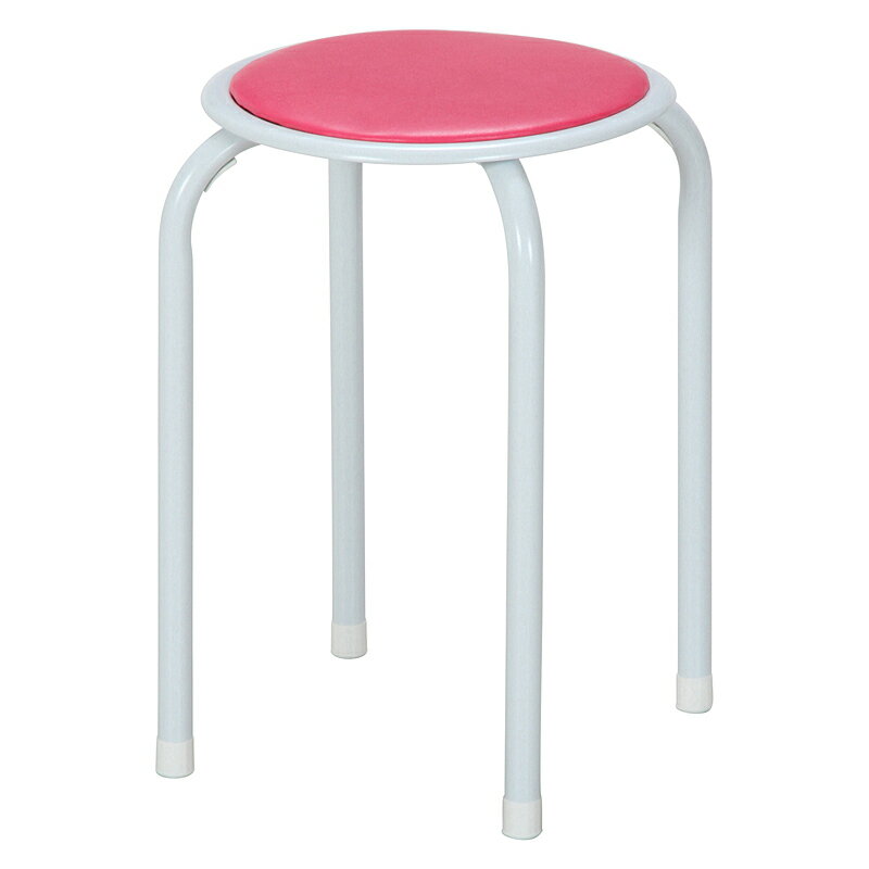 Rakuten - ラウンドスツール FB-01/10PI (225C)【×12セット】【14074】