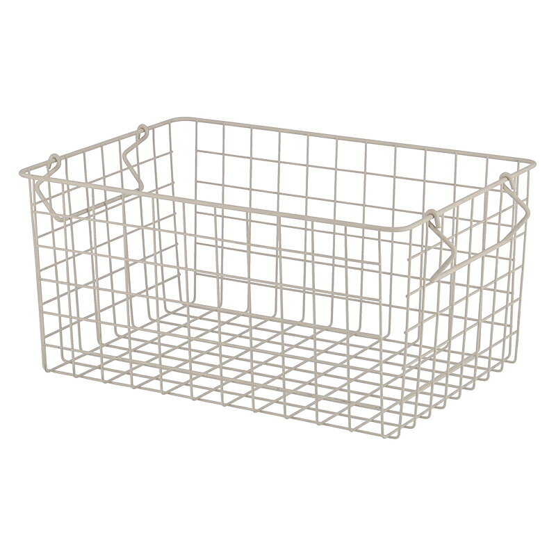 樂天商城 - スタッキングワイヤーバスケット WH 37×26×18【×6セット】【26685】