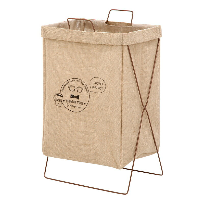 Laundry Containers - ランドリーボックス横型取手付 麻【×6セット】【32811】
