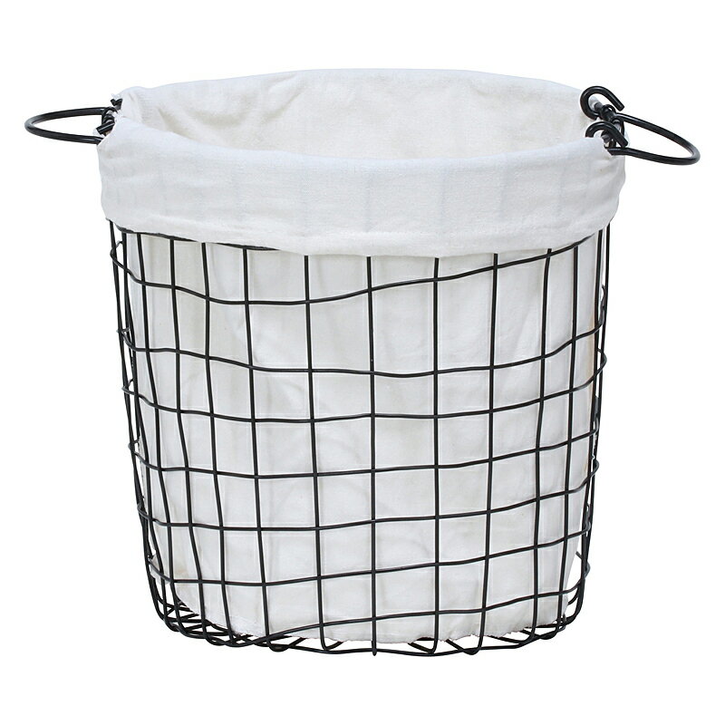 ワイヤーバスケットラウンドS ブラック【×4セット】【72460】