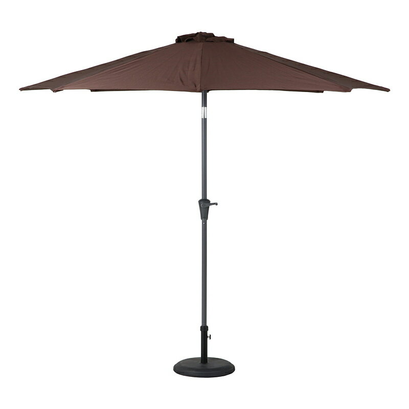 アルミパラソル 270cm ブラウン【85186】