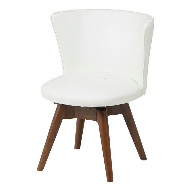 ダイニングチェアー クラム ウエンジ/ホワイト【88934】