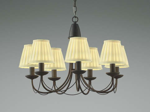 コイズミ照明 LEDシャンデリアライト 〜8畳向け 2700K電球色