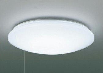 コイズミ LEDシーリングライト 引掛シーリング対応 ～8畳用 6200K昼光色 ひもスイッチ プルスイッチ 段調光