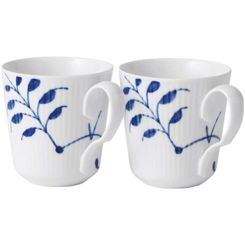 ロイヤル コペンハーゲン マグカップ ペア ブルーフルーテッド メガ 280ml ペア マグ ギフト
