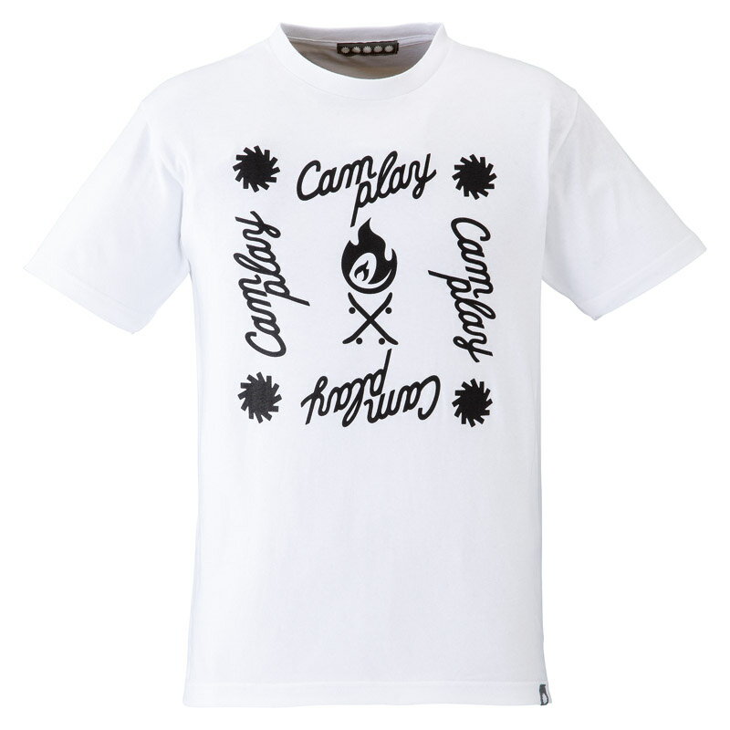 Rakuten - キャンプレイ Tシャツ Lサイズ 白