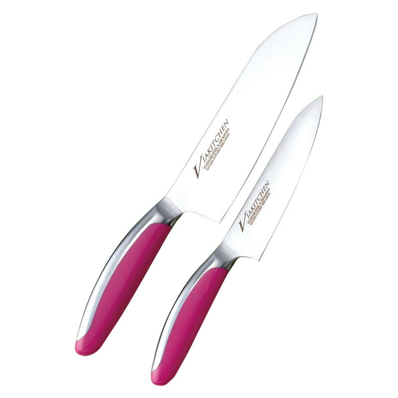 Rakuten - バイアキッチン 包丁2点セット ピンク