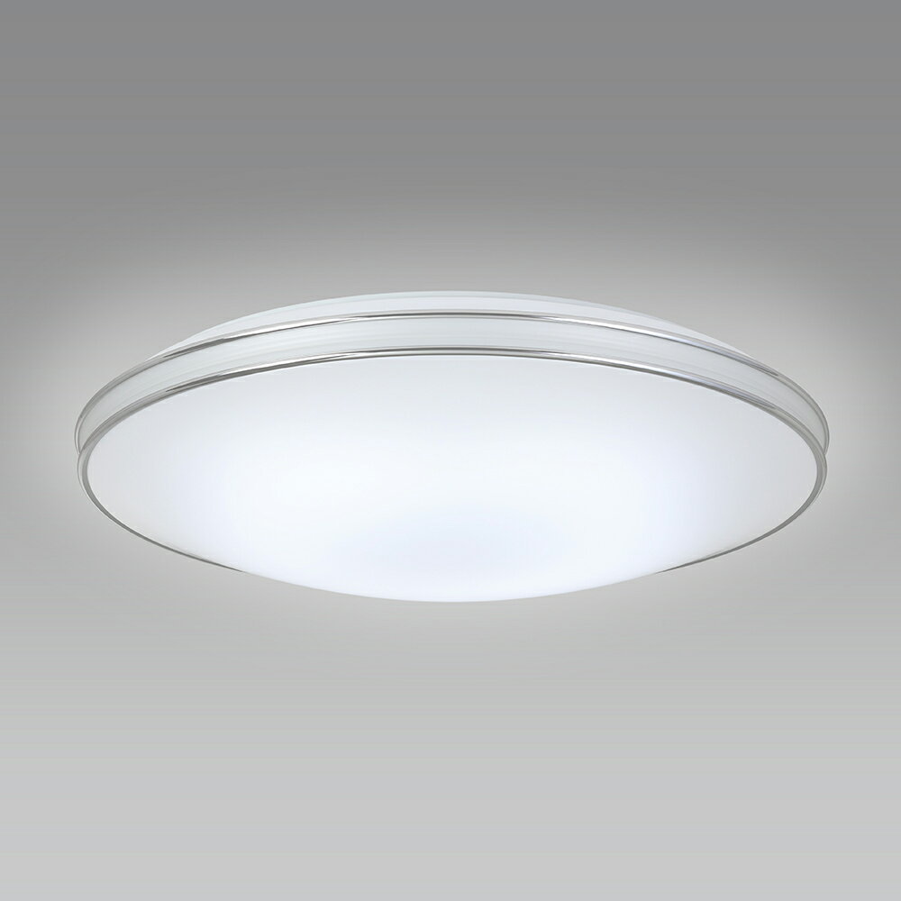 ホタルクス LEDシーリングライト 引掛シーリング対応 調光 LIFELED'S デュアルクローム 昼光色6700K 5499lm 45W ホタルック機能 安らぎモード
