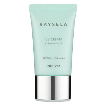 ノエビア レイセラ RAYSELA 日焼け止め UVカット UVクリーム お顔用 SPF50+ PA++++ ウォータープルーフタイプ 35g UV-A UV-B クリームタイプ メイクアップベース ノエビア化粧品 6678