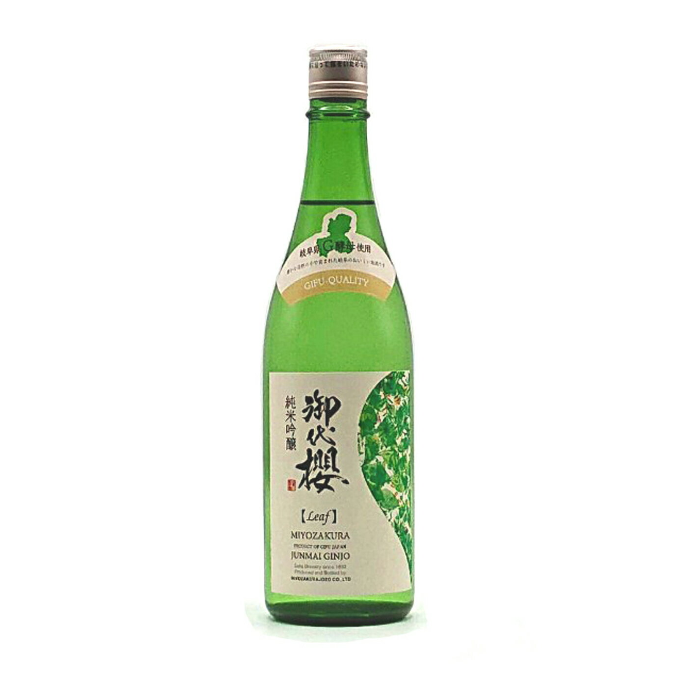 日本酒 御代櫻 純米吟醸 Leaf 720ml やや淡麗 やや甘口 岐阜県/御代櫻醸造 岐阜の地酒 御代桜 SAKE 父の日 母の日 敬老の日 暦祝い 誕生日 お祝い ギフト ご贈答 贈り物 記念品 お中元 お歳暮