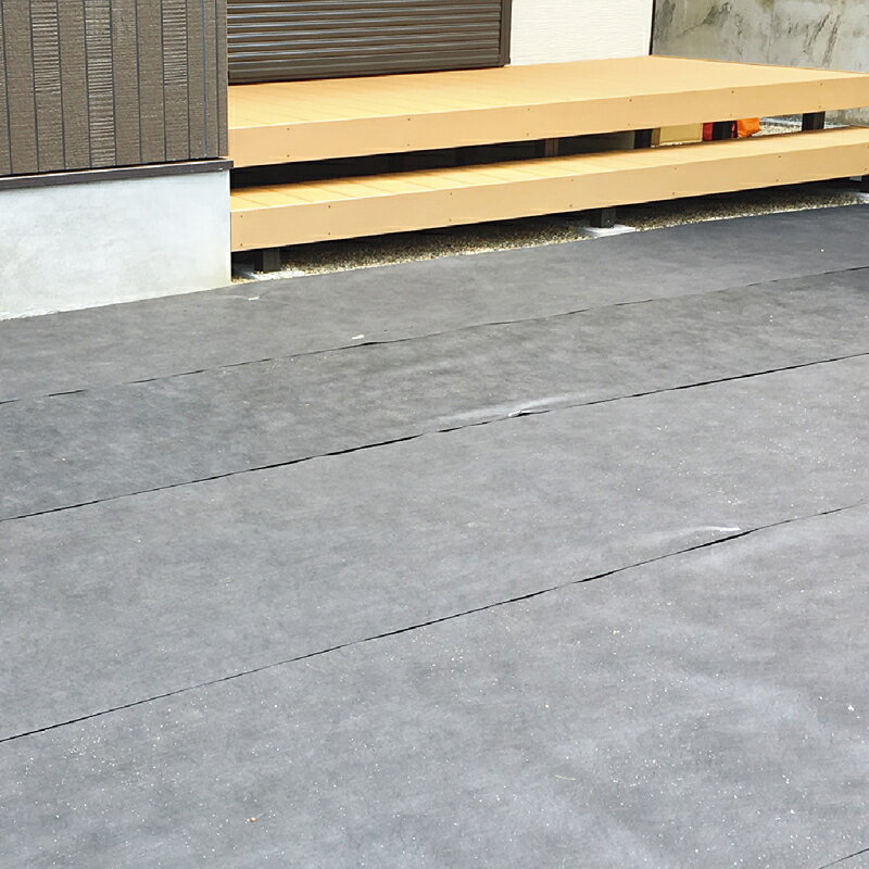 高密度防草シート 人工芝用防草シート 透水性 タフストップ 巾1m×長さ50m 1ロール ...